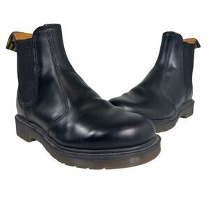 Dr. Martens 2976 Black Leather Pull On Chelsea Boots 5
